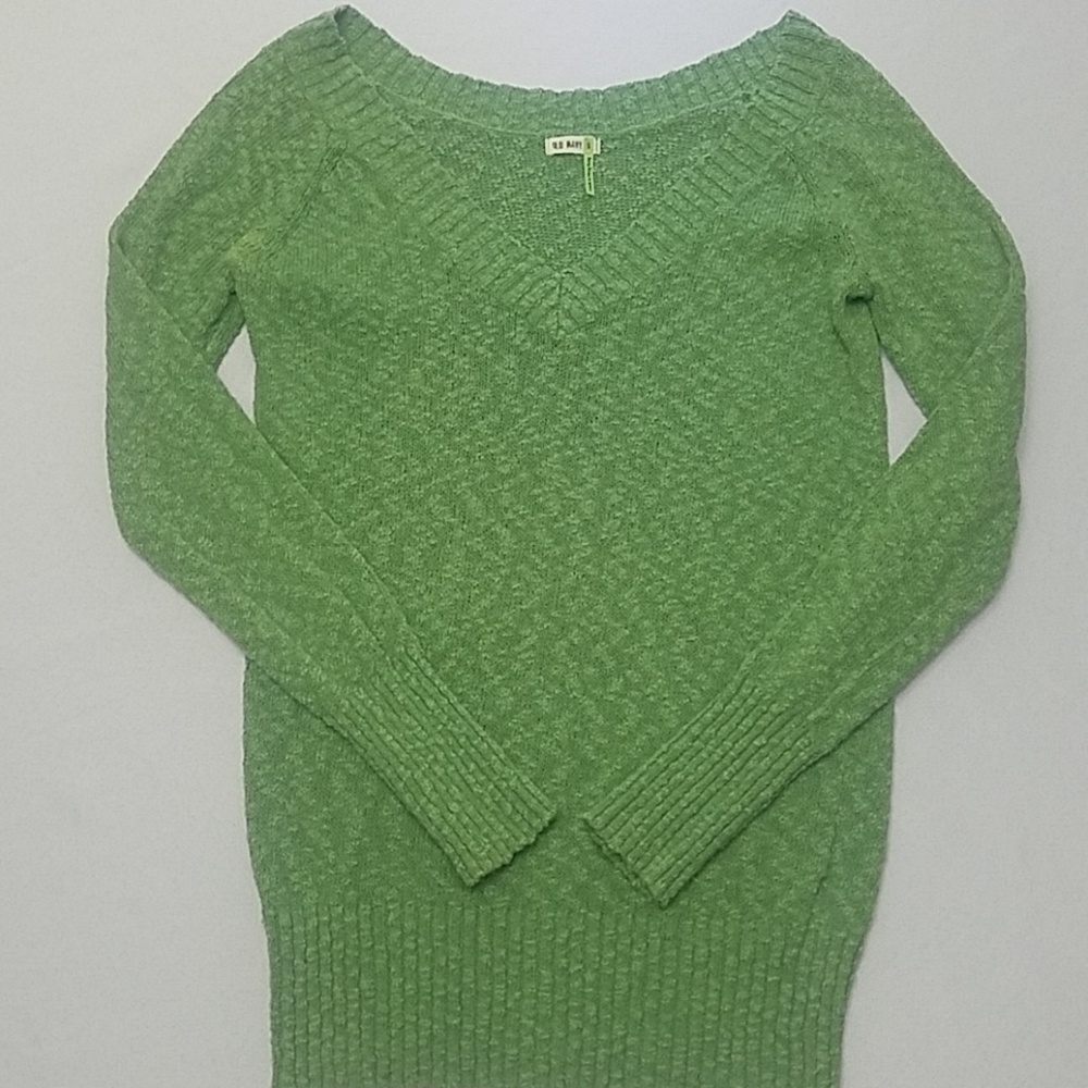 Old Navy Green V-Neck Sweater Size Small